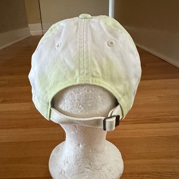 Adidas Color Wash Cap Hat Lime Green White Gray Womens - Picture 6 of 11